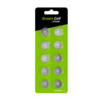 Green Cell Blister 10x Litiumbatteri CR2025 3V 160mAh Knapp