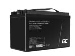 Green Cell AGM VRLA 12V 110Ah underhållsfri batteri för båtar. scootrar. husbilar. rullstolar. gräsklippare.