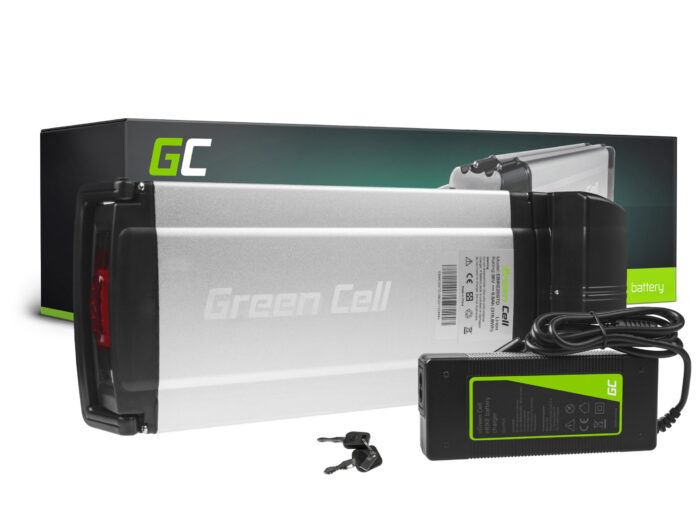 Green Cell batteri 8 Ah (317Wh) för Elcyklar E-Cyklar 36V - Bild 1
