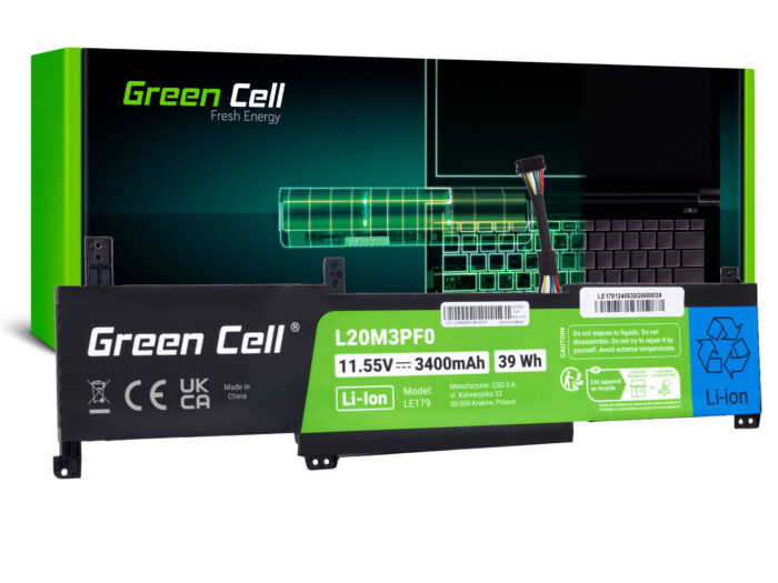 Batteri Green Cell L20M3PF0 Lenovo Ideapad 3-14ITL6 15ITL6 17ITL6 S14 V14 15 17 G2 G3 - Bild 1