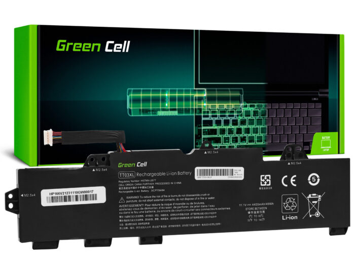 Bateria Green Cell TT03XL för HP EliteBook 755 G5 850 G5. HP ZBook 15u G5. - Bild 1