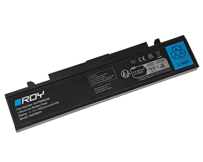 Bateria RDY AA-PB9NC6B AA-PB9NS6B för Samsung R519 R522 R525 R530 R540 R580 R620 R780 RV510 RV511 NP300E5A. - Bild 2