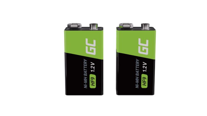 Gröna Cell Återuppladdningsbara Batterier 2x 9V HF9 Ni-MH 250mAh - Bild 3