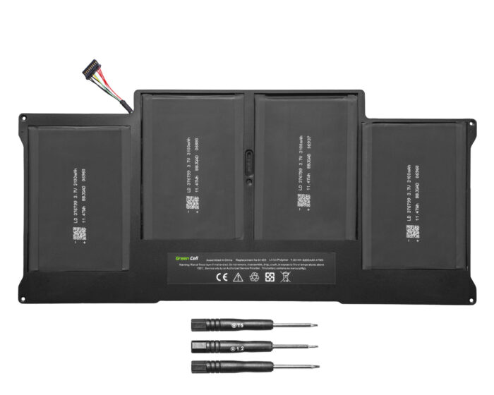 Batteri Green Cell A1377 A1405 A1496 till Apple MacBook Air 13 A1369 A1466 2010. 2011. 2012. 2013. 2014. 2015. 2017. - Bild 3