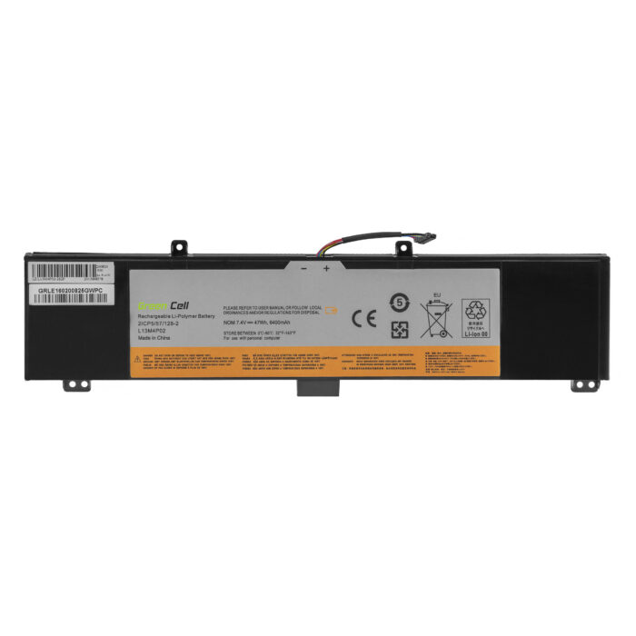 Green Cell batteri L13M4P02 L13L4P02 L13N4P02 för Lenovo Y50 Y50-70 Y70 Y70-70 - Bild 2