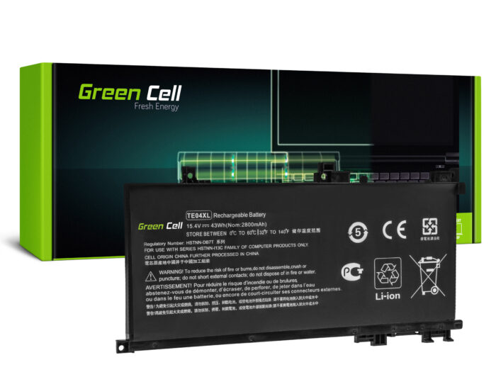 Green Cell batteri TE04XL för HP Omen 15-AX202NW 15-AX205NW 15-AX212NW 15-AX213NW. HP Pavilion 15-BC501NW 15-BC505NW 15-BC507NW. - Bild 1