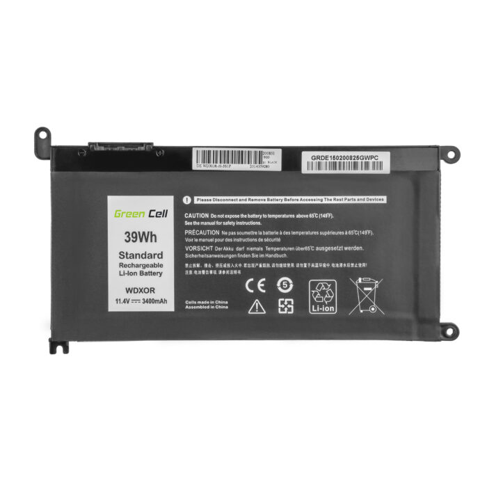 Green Cell batteri WDX0R WDXOR för Dell Inspiron 13 5368 5378 5379 14 5482 15 5565 5567 5568 5570 5578 5579 7560 7570 17 5770. - Bild 3