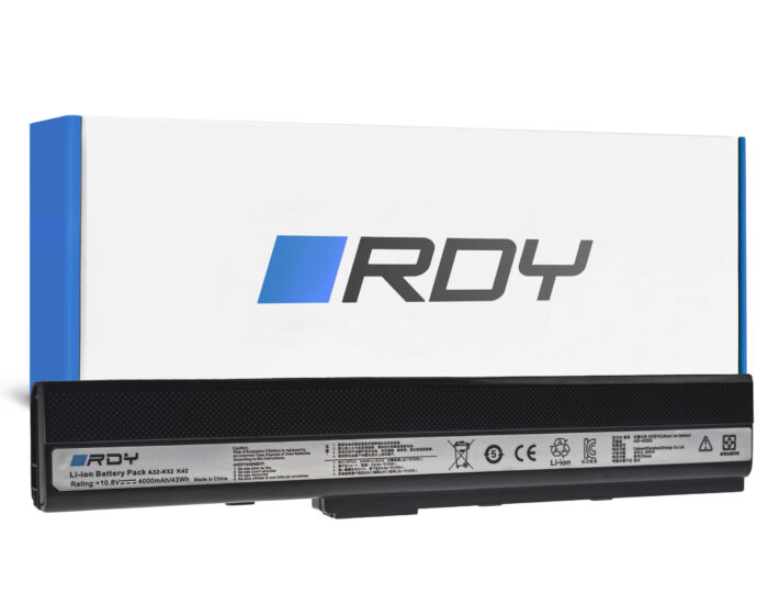 Batteri RDY A32-K52 till Asus A52 A52F A52N K42 K52 K52D K52F K52J. - Bild 1