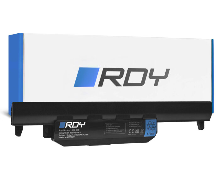 Batteri RDY A32-K55 till Asus R400 R500 R500V R500VJ R700 R700V K55 K55A K55VD. - Bild 1