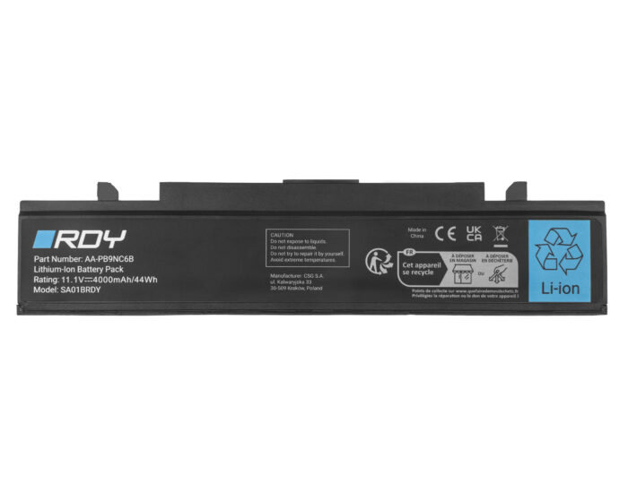 Batteri RDY AA-PB9NC6B AA-PB9NS6B till Samsung R519 R522 R530 R540 R580 R620 R719 R780 RV510 RV511. - Bild 3