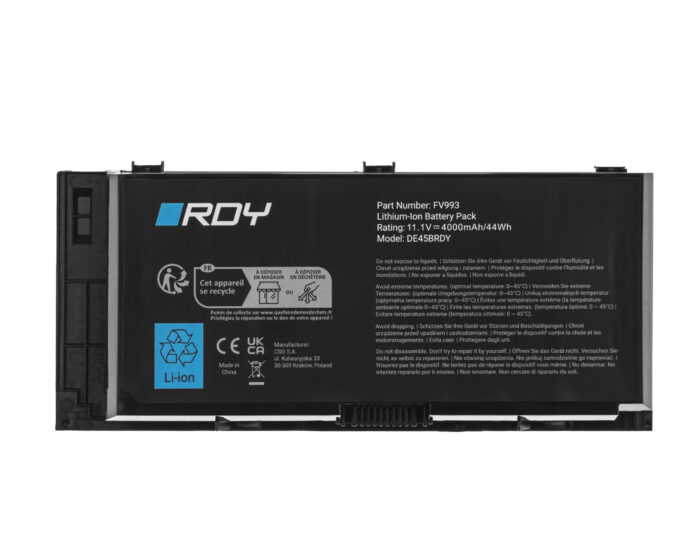 Batteri RDY FV993 till Dell Precision M4600 M4700 M4800 M6600 M6700 M6800. - Bild 3