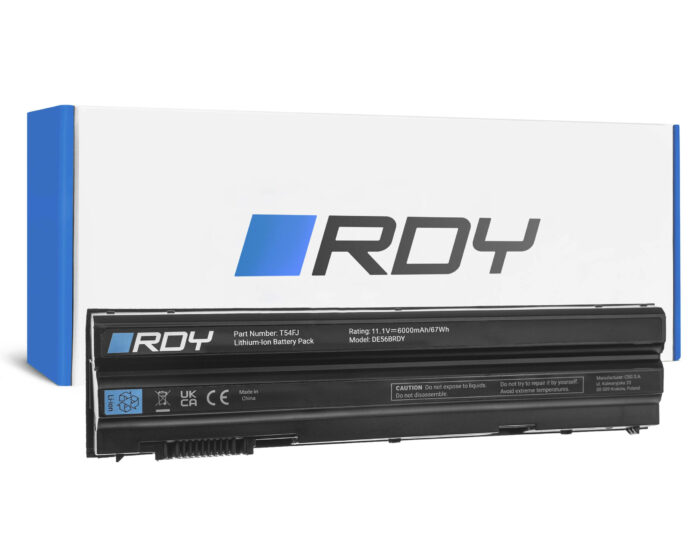 Batteri RDY M5Y0X T54FJ 8858X till Dell Latitude E5420 E5430 E5520 E5530 E6420. - Bild 1