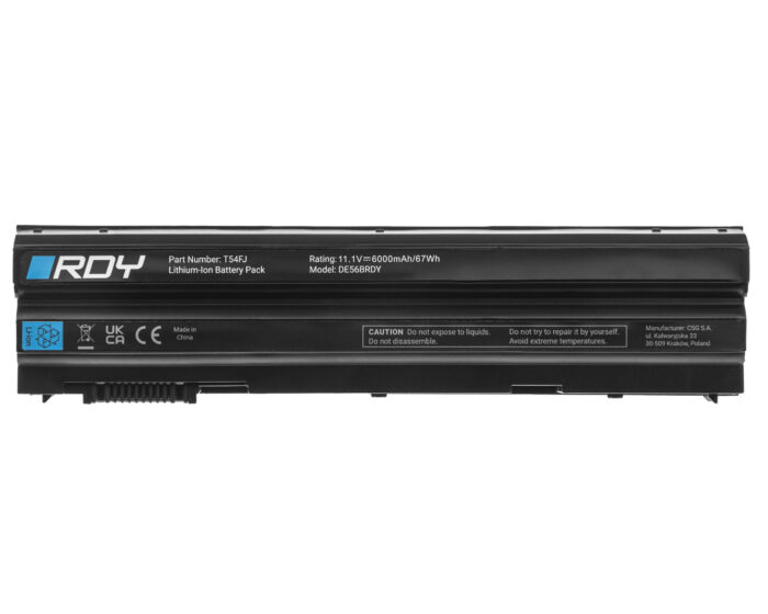 Batteri RDY M5Y0X T54FJ 8858X till Dell Latitude E5420 E5430 E5520 E5530 E6420. - Bild 3