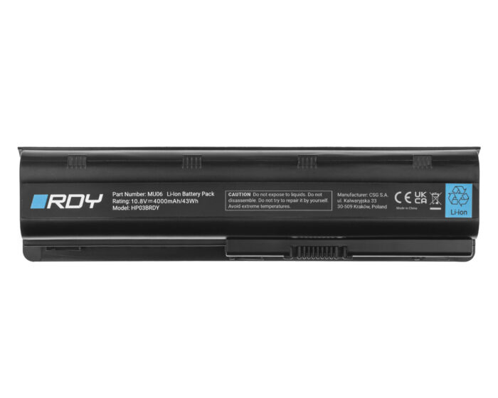 Batteri RDY MU06 till HP Compaq 635 650 655 Pavilion G6 G7 Presario CQ62 - Bild 3