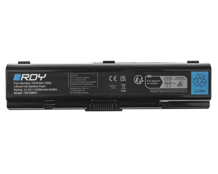 Batteri RDY PA3534U-1BRS till Toshiba Satellite A200 A205 A300 A300D A350 A500 A505 L200 L300 L300D. - Bild 3