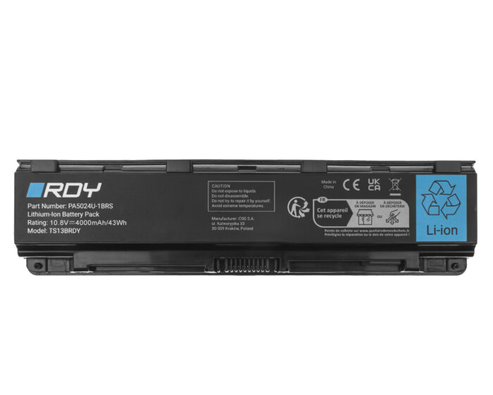 Batteri RDY PA5024U-1BRS till Toshiba Satellite C850 C855 C870 L850 L855. - Bild 3