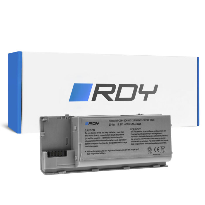 Batteri RDY PC764 JD634 till Dell Latitude D620 D620 ATG D630 D630 ATG D630N D631. - Bild 1