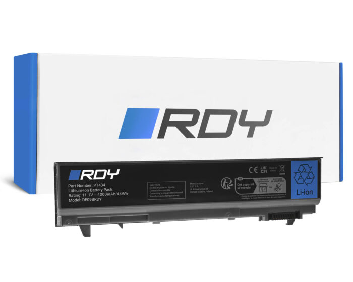 Batteri RDY PT434 W1193 till Dell Latitude E6400 E6410 E6500 E6510 E6400. - Bild 1