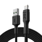 Green Cell kabel Green Cell PowerStream USB-A - Lightning 200cm Snabbladdning Apple 2.4A.