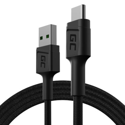 Green Cell kabel Green Cell PowerStream USB-A - USB-C 120cm Ultra Charge. QC 3.0