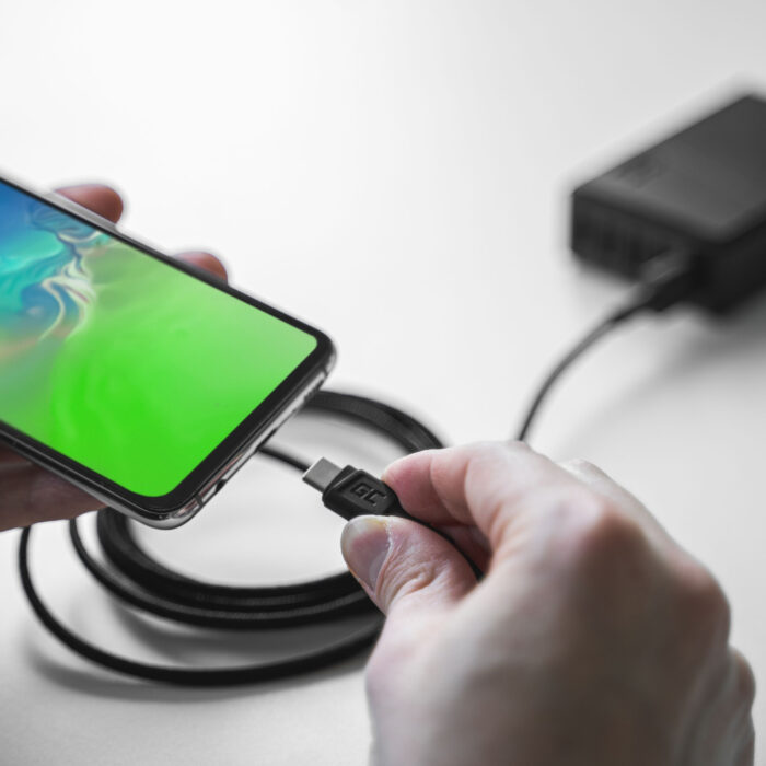 Green Cell kabel Green Cell PowerStream USB-A - USB-C 120cm Ultra Charge. QC 3.0 - Bild 5