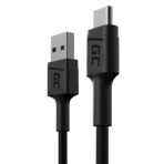 Green Cell Kabel Green Cell PowerStream USB-A - USB-C 30cm snabbladdning Ultra Charge. QC 3.0.