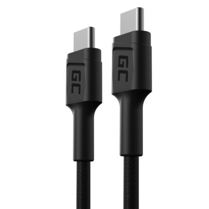 Kabel Green Cell PowerStream USB-C - USB-C 30cm. snabbladdning Power Delivery (60W). Ultra Charge. QC 3.0.