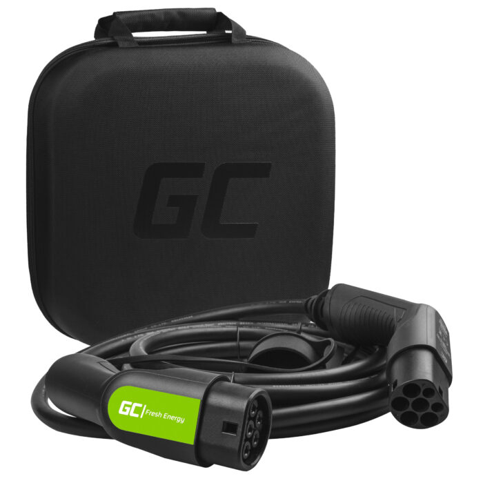 Kabel Green Cell Typ 2 7.2kW 7m / 23 ft för laddning av EV / PHEV. - Bild 1
