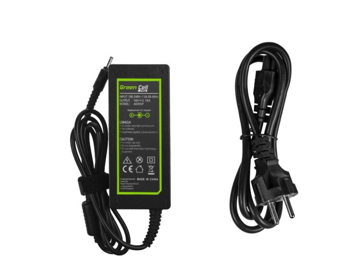 Green Cell PRO Laddare / AC Adapter 19V 3.16A 60W för Samsung NP730U3E ATIV Bok 5 NP530U4E ATIV Bok 7 NP740U3E. - Bild 3