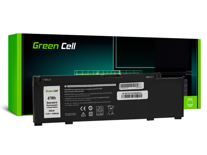Green Cell Batteri 266J9 0M4GWP för Dell G3 15 3500 3590 G5 5500 5505 Inspiron 14 5490. - Bild 1