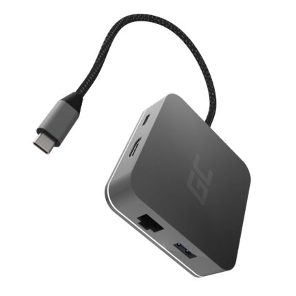 Green Cell HUB USB-C HDMI - 7 portar för MacBook Pro. Dell XPS. Lenovo X1 Carbon och andra.