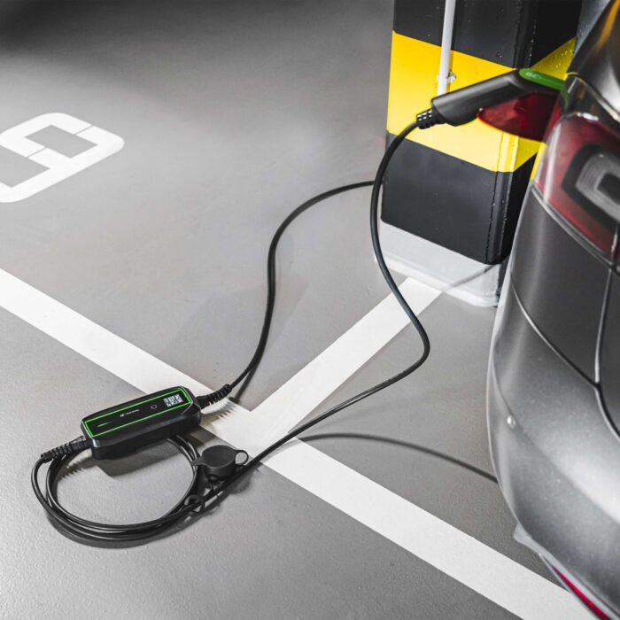 Green Cell EV Strömkabel 3.6kW Schuko Typ 2 mobil laddare för laddning av elbilar och Plug-In hybrider. - Bild 5