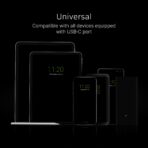 Green Cell Kabel GCmatte USB-C Platt kabel 25 cm med snabbladdning. - Bild 5