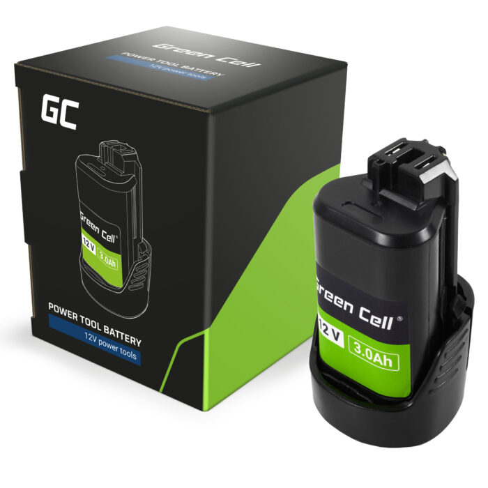 Green Cell 1600A00X79 Batteri för Bosch GBA 12V Elverktyg 3Ah 12 V. - Bild 1