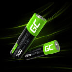 Gröna Cell Återladdningsbara Batterier 2x AA HR6 2600mAh - Bild 5