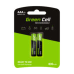 Green Cell Återladdningsbara Batterier 2x AAA HR03 800mAh.