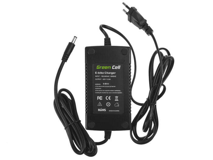 Green Cell Batteriladdare 42V 2A (5.5*2.1mm) för E-BIKE 36V - Bild 3