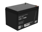 Green Cell AGM VRLA 12V 14Ah underhållsfri batteri för larmsystem. kassaregister. leksaker.
