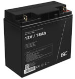 Green Cell AGM VRLA 12V 18Ah underhållsfri batteri för gräsklippare. skoter. båt. rullstol.