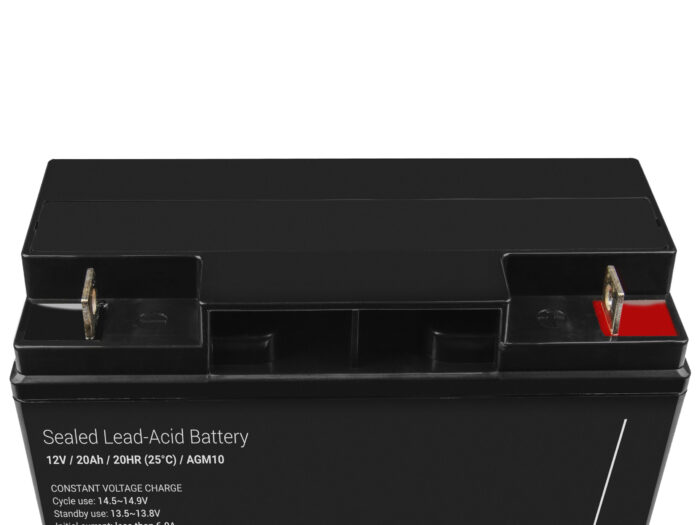 Green Cell AGM VRLA 12V 20Ah underhållsfri batteri för gräsklippare. skoter. båt. rullstol. - Bild 5