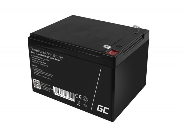 Green Cell AGM VRLA 12V 10Ah underhållsfri batteri för UPS-enheter. - Bild 5