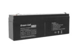 Green Cell AGM VRLA 12V 2.3Ah underhållsfri batteri för larmsystem. kassaregister. leksaker.