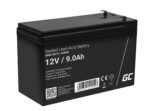 Green Cell AGM VRLA 12V 9Ah underhållsfri batteri för UPS-enheter.