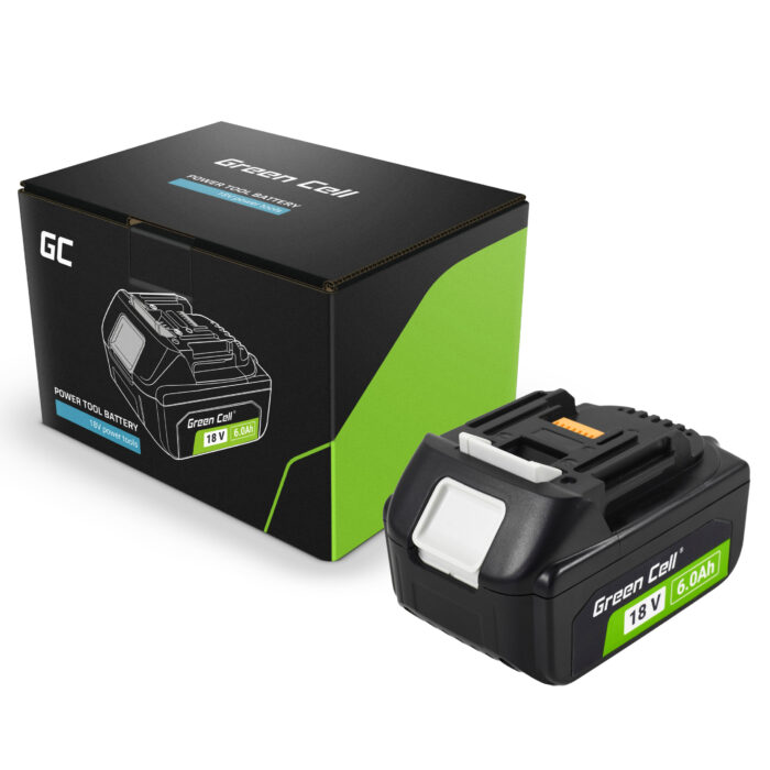 Green Cell Batteri BL1860 för Makita LXT 18V 6Ah Elektriska verktyg. - Bild 1