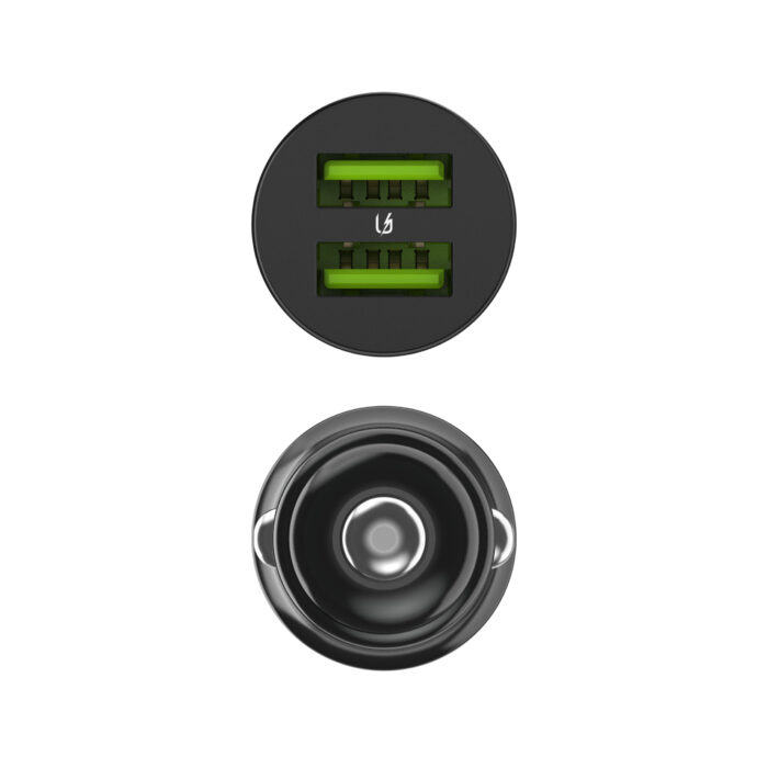 Green Cell Billaddare 36W Green Cell PowerRide Nano36 med 2x USB-A Ultra Charge Snabbladdning. - Bild 3