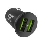Green Cell Billaddare 36W Green Cell PowerRide Nano36 med 2x USB-A Ultra Charge Snabbladdning. - Bild 4