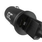 Green Cell Bil laddare 38W Green Cell PowerRide Nano38 med USB-C USB-A Power Delivery och Ultra Charge Snabbladdning. - Bild 5