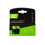 Gröna Cellbatterier 4x C R14 HR14 Ni-MH 1.2V 4000mAh - Bild 2