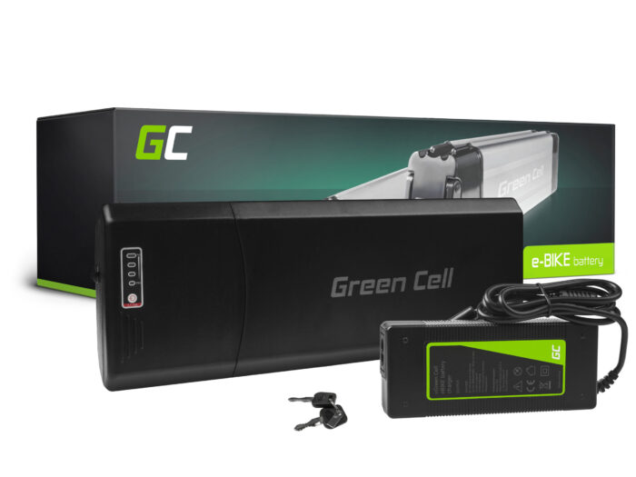 Green Cell batteri 12Ah (432Wh) för Elektriska Cyklar E-Cyklar 36V - Bild 1