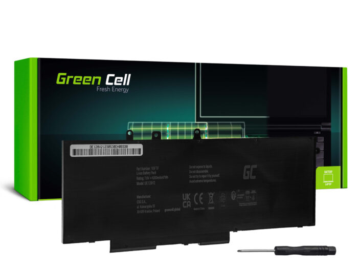 Green Cell batteri 93FTF GJKNX för Dell Latitude 5280 5290 5480 5490 5491 5495 5580 5590 5591 Precision 3520 3530. - Bild 1